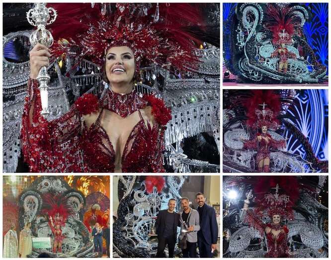 Lola Ortíz, representante de la firma teldense Tapicería Peñate, nueva Reina del Carnaval de la capital grancanaria/TA.